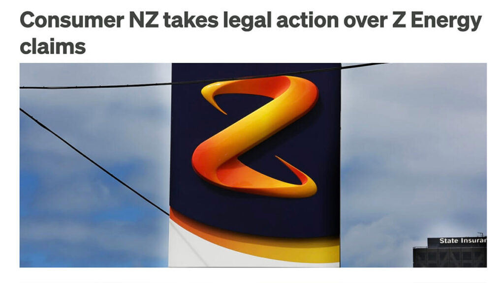 Consumer NZ takes legal action over Z Energy - image