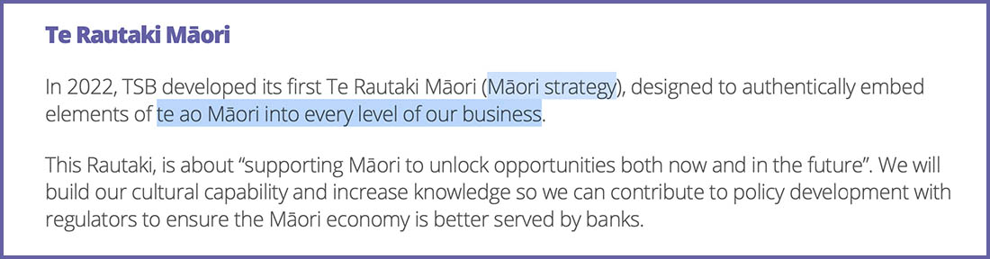 TSB Maori Strategy
