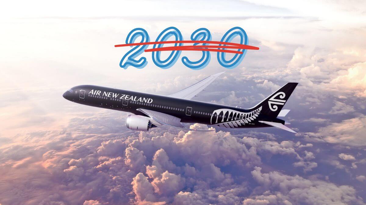 Air New Zealand is first major airline to scrap 2030 emissions targets